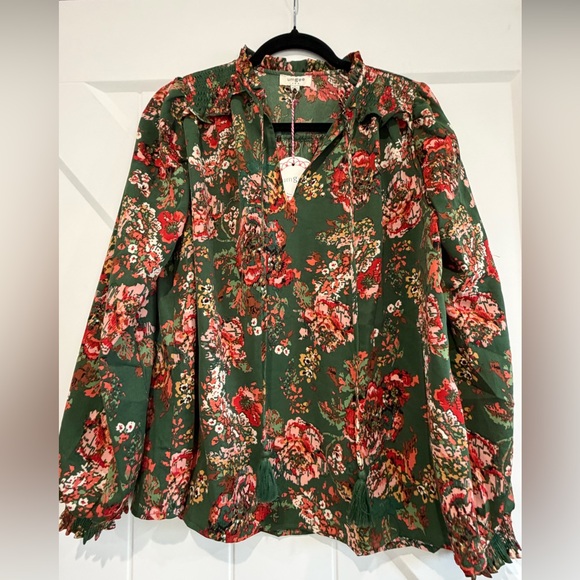 Umgee Tops - Umgee Floral Green Women's Top